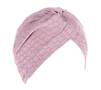 Generisch Cappello da donna turbante nodo prelegato, cappelli camionista nero uomo, Lilla, Taglia unica