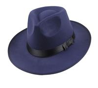 Generisch Cappello da sole Panama Cappello Autumn Cap Nero traspirante Cappello da sole per bambini, Blu marino, Taglia unica