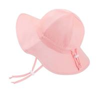 Generisch Cappello da sole traspirante a forma di cupola per bambini, UPF 50+, antivento, ideale per attività all'aperto in estate, spiaggia o come cappello da pescatore a tesa larga, Colore: rosso, B