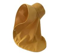 Generisch Cappello da sole traspirante con protezione UV per il collo, giallo.