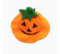Generisch Cappello da spiaggia a secchiello per feste a tema Halloween, cappello arancione per Halloween, cappello da zucca per trucco, cappello da zucca per Halloween, a, Taglia unica