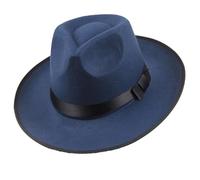 Generisch Cappello da uomo da donna Hard Wide Brim Panama Autumn Cap Black Cappello da sole Surf, Blu, Taglia unica