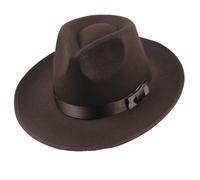 Generisch Cappello da uomo da donna Hard Wide Brim Panama Autumn Cap Black Tesa da donna, caffè, Taglia unica