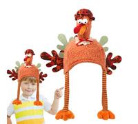 Generisch Cappello di di Natale, copricapo di , costume da cappello di pollo, decorazione per feste festive | costume turchia, decorazione per il giorno del Ringraziamento per uomini