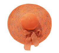 Generisch Cappello per scale Wide Beach traspirante per le donne Cappello di protezione Fischer Cappello da baseball Cappelli da uomo, Colore: arancione., Taglia unica