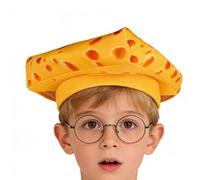 Generisch Cappello per torta di formaggio, divertente e realistico, per bambini, per feste, spettacoli teatrali, Halloween, cosplay, festival, Natale, vacanze, inverno, all'aperto, giardino