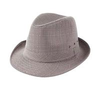 Generisch Cappello pieghevole da campeggio al centro degli anni '20, con berretto casual jazz, accessorio per costume da uomo, cappello da pescatore, grigio., L