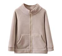 Generisch Cappotto giacca da ragazzo, calda giacca in pile con per, perfetta per l'uso quotidiano, per le gite di tempo libero, accogliente e morbida, ideale per uniformi scolastiche, adatto da 6 a 18