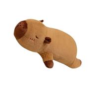 Generisch Capybara Cuscino per il corpo - Peluche lungo, morbido cuscino per abbraccio, comodo cuscino per camera da, divano, idee regalo e momenti accoglienti a casa