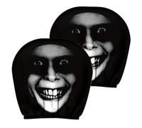 Generisch Car Head Rest Cover - Poliestere Halloween Elastic Car Seat | Headrest Protector | Breatable Polyester Headrest Cover for SUV and Sedans, Washable and Soft, Great for Daily Driving