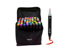 Generisch Caratteri da disegno, kit di alimentazione permanente per disegni, penna creativa, borsa per la tintura, diario