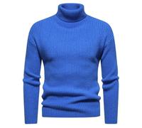 Generisch Cardigan da uomo alla moda in cotone con vestibilità lunga, design senza tempo per un'eleganza elegante nella vita di tutti i giorni, Blu, L