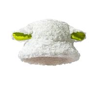 Generisch Carino cartone animato pecora orecchio pelvico cappello-coreano versione studente-coppia agnello capelli protezione solare cappello donna caldo, bianco, Taglia unica