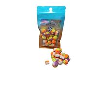 Generisch Carpa Pop Up 4 colori 2 forme, set rotondo Dumbell Boilies 10 - 14 mm per carpa (biscotti alla fragola da 14 mm)