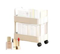 Generisch Carrello da cucina Utility Cart Trolley - Slim Rolling Shelf Rack, organizzatore portatile su n | Soluzione compatta per piccoli spazi, carrello da bagno per la pulizia, ufficio o utilizzo