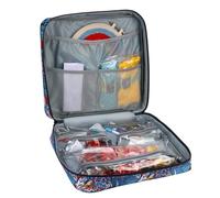 Generisch , Carrying | Sewing Kits Craft Carry Case for Crochet Hooks PVC Top, This Lightweight, Sturdy with A Top Two-Way Zi
