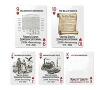 Generisch Carte da gioco in formato standard, dimensioni standard, da collezione, per esterni, matrimoni, festival, feste, feste, regali, adulti, adolescenti