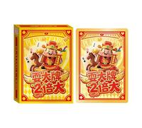 Generisch Carte da gioco per la festa di Capodanno - Anno del cavallo, accessori per feste, giochi di poker - per turisti, viaggiatori, maghi, feste di famiglia, feste, campeggio, bar club