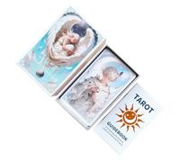 Generisch Carte dei tarocchi con libro di accompagnamento, angelo | Set di 78 carte Intuitions Oracle per principianti, uomini, donne, casa, uso quotidiano, viaggi, meditazione, campeggio
