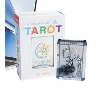 Generisch Carte dei tarocchi | Libro di accompagnamento per carte tarocchi, giocattolo portatile con istruzioni chiare per diario, viaggio, esperti, Natale, principianti, horror, apprendimento e