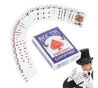 Generisch Carte truccate - Set di carte da gioco standard - Caratteristiche silenziose per la magia nelle feste spettacoli di strada e lezioni