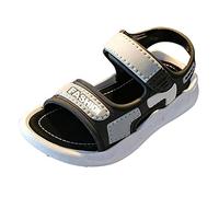 Generisch Casa Pantofole suola morbida in sandali comodi sandali Super Fit, grigio., 25 EU