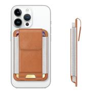 Generisch CASEBOT Portafoglio per iPhone 16/15/14/13/12 - Portacarte Magnetico con Blocco RFID, Sottile per 6 Carte (Uomo/Donna), Marrone