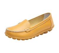 Generisch Casual Donna Classico Leggero, Confortevole per Guida, Escursioni All'aperto Donna Scarpe nere 38 Donna, giallo., 41 EU