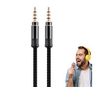 Generisch Cavo AUX per auto | 1,5 M 3 M 3,5 Mm Cavo AUX in nylon intrecciato | Audio Hi-Fi, Adattatore di ingresso audio AUX maschio a maschio Cavo AUX per cuffie, impianti stereo auto e home theater