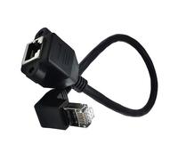 Generisch Cavo di prolunga Ethernet Cat6 RJ45, veloce, piegato verso il basso | Trasferimento dati Gigabit veloce per una connessione senza soluzione di continuità in spazi ristretti e design salvaspazio