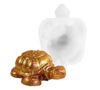 Generisch Chameresin Form - Stampo epossidico multifunzione portatile multiuso per decorazione di tartarughe, decorazione multifunzionale per tartarughe in silicone flessibile 3D per ragazze e bambini