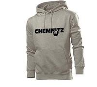 Generisch Chemnitz Karl-Marx-Stadt - Felpa da uomo con cappuccio grigio. XL