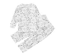 Generisch Children Kids, set fai da te per la casa dipinta a mano, per ragazzi e ragazze, simpatici, colore nero, bianco, 2 pezzi, per ragazze di 1 anno, grigio., 9-10 Jahre