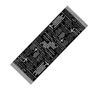 Generisch Christian Prayer Shawl | Religious Wrap Scarf | Breathable Scripture Wrap | Bible Verse Scarf | 27,5 x 70,8 pollici Soft | For Mother Prayer Christmas Worship Study Church Indoor Outdoor, a