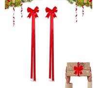 Generisch Christmas Cabinet Ribbons Bows Reusable Romantic Decor Party Decorations Holiday Themes Doors Walls Fences Trees Car Wreaths Tabletop Crafts Furniture Embellishments Seasonal Trims