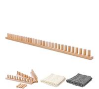 Generisch Chunky Blanket Loomss, Handblanket Knitting Frame Board Wooden Crochet Frame for Chunky Knit Throw Blanket, Adjustable Loom Kit for Beginners Women Teens