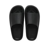 Generisch Ciabatte da Bagno Coppie con Suole Morbide Antiscivolo Pantofole All'aperto Pantofole Uomo Pantofole Scarpe Uomo Impermeabile Taglia 39, Nero , 39 EU