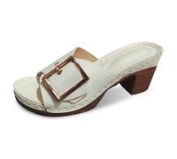 Generisch Ciabatte da bagno da donna, con plateau per l'estate, sandali ortopedici con plantare morbido, punta aperta per comfort e sostegno nella casa, 42