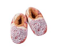 Generisch Ciabatte donna ciabatte donna carine realistiche con sacco di pane soffici antiscivolo per interni autunno/inverno calde, d, Taglia unica