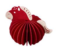 Generisch Cinese New Year Decorations 2026 - Horse Felt Lantern Ornaments | Handmade Felt Material Festive Home and Office Decor, Housewarming, Shop or Restaurant Display, Cultural Holiday Accent