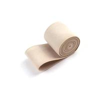 Generisch Cinghia elastica larga 6 metri, 4 cm, in nylon colorato, per abbigliamento, accessori da cucito fai da te, beige, 40 mm
