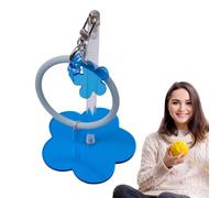 Generisch Cinghia portatile per filati, filettatura in silicone, supporto leggero all'uncinetto, organizer del filo di frutta, riduzione del giunto in acrilico, strumento di rotazione per la casa, lo