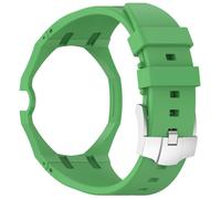 Generisch Cinturino compatibile con Swatch Royal Pop, sportivo, impermeabile, in morbido silicone, per orologio Swatch Royal Pop, unisex, Krone bei 3 Uhr, Silicone, 0