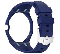 Generisch Cinturino compatibile con Swatch Royal Pop, sportivo, impermeabile, in morbido silicone, per orologio Swatch Royal Pop, unisex, Krone bei 3 Uhr, Silicone, 0