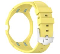 Generisch Cinturino compatibile con Swatch Royal Pop, sportivo, impermeabile, in morbido silicone, per orologio Swatch Royal Pop, unisex, Krone bei 12 Uhr, Silicone, 0