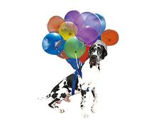 Generisch Ciondolo per cani Casa Auto Bolle Appese Ornamento Carino Volante Del Cane Pendente Zaino Decorazione Dolce Pet Auto Gioielli Volanti Rimorchio Per La Casa E Il Veicolo