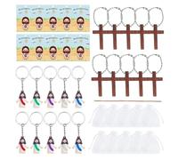 Generisch Ciondolo tascabile - Portachiavi originale Gesù con figura - Ciondolo Cristo per zaino e chiavi | Per bambini ragazze adolescenti figli figlie