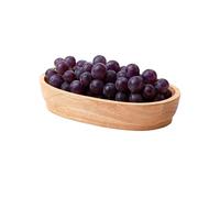 Generisch Ciotola da portata a forma di barca, in legno massiccio a forma di barca, rustico, piccolo piatto da portata - come centro del tavolo e piatto da portata, per pane, panini, salse di pesce