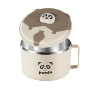 Generisch Ciotola per pasta, in acciaio inox 304 PP, grande volume, portatile, tazza per pasta istantanea | ciotola per pasta con coperchio per viaggi, ufficio, università, cucina, campeggio, pranzo e