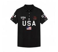 Generisch Classica camicia a maniche corte da uomo con taglio casual, tessuto traspirante, stampa moderna, per attività all'aperto, vita quotidiana, tempo libero, viaggi e giornate primaverili ed